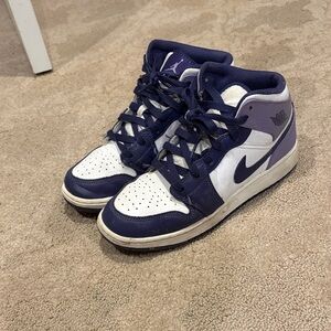 Nike air Jordan purple sneakers